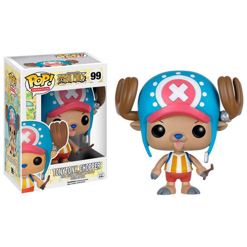 Front view of Tony Tony Chopper with Funko Pop! animation packaging 