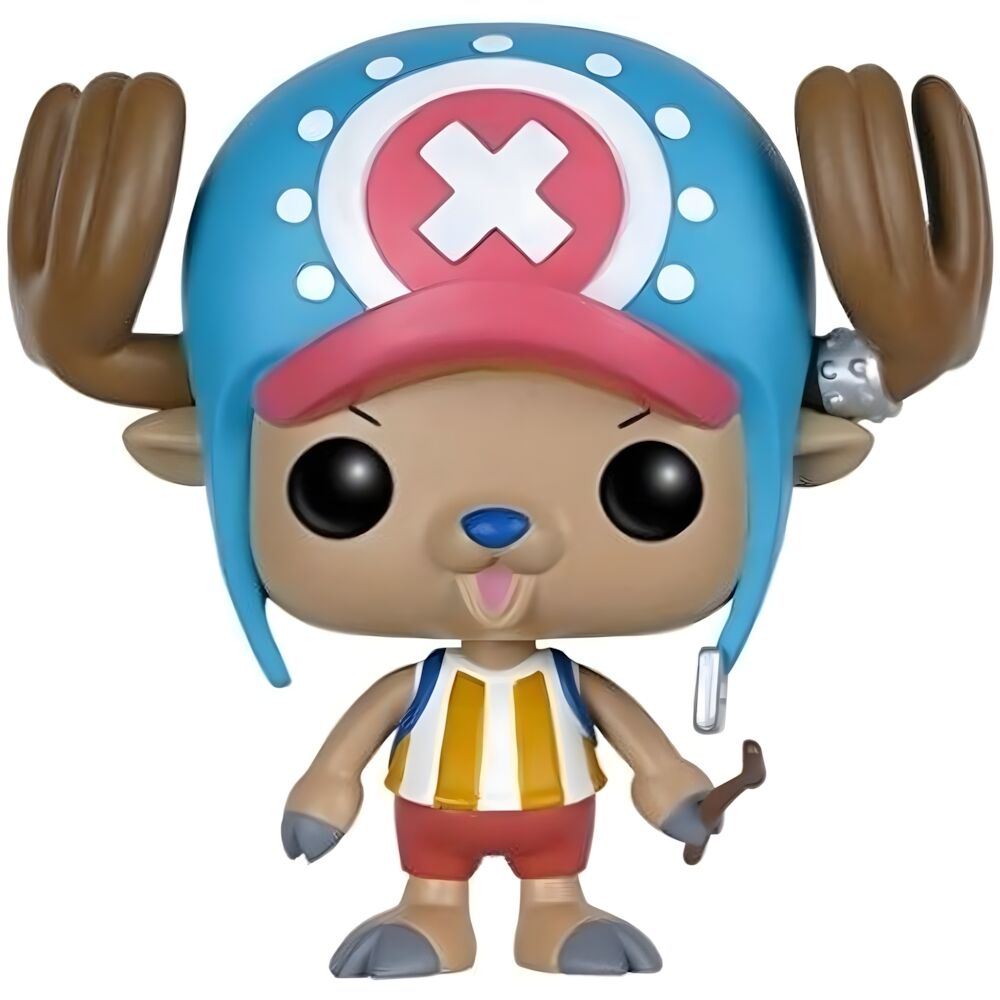 One Piece character TonyTony Chopper front view with a white background