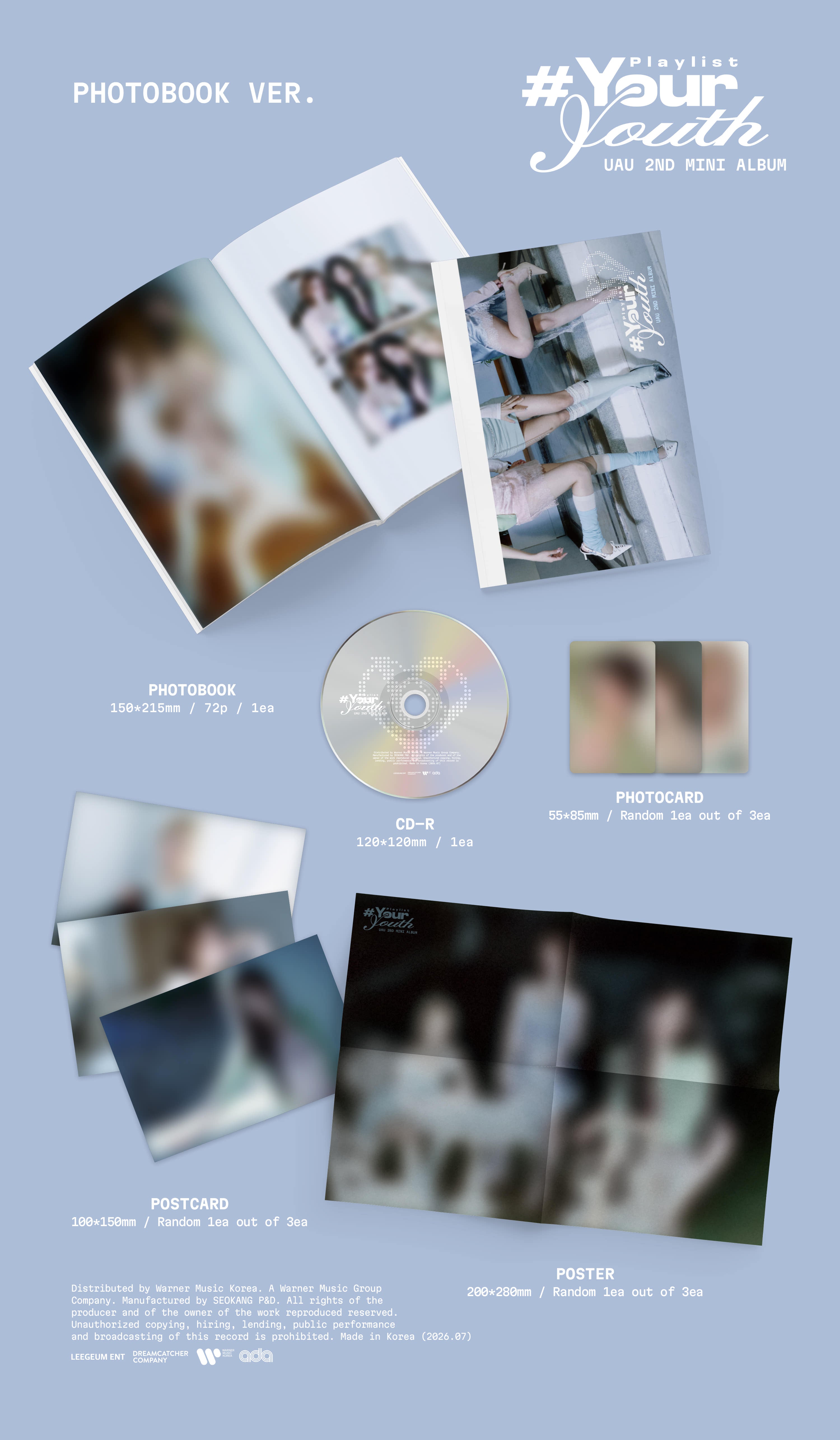 UAU 2nd Mini Album | Playlist #Your Youth (Photobook ver.)