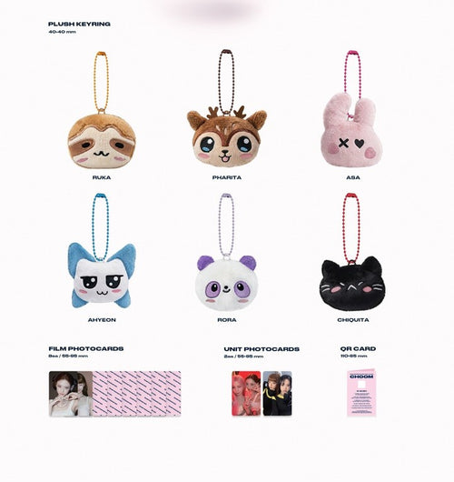 BABYMONSTER 3rd Mini Album CHOOM | Plush Keyring Ver