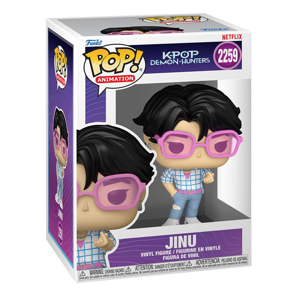 Funko Pop! vinyl figure packaging with K-Pop Demon Hunters branding