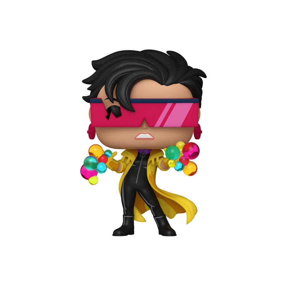 Funko Pop! vinyl figure with colorful accessories on a white background