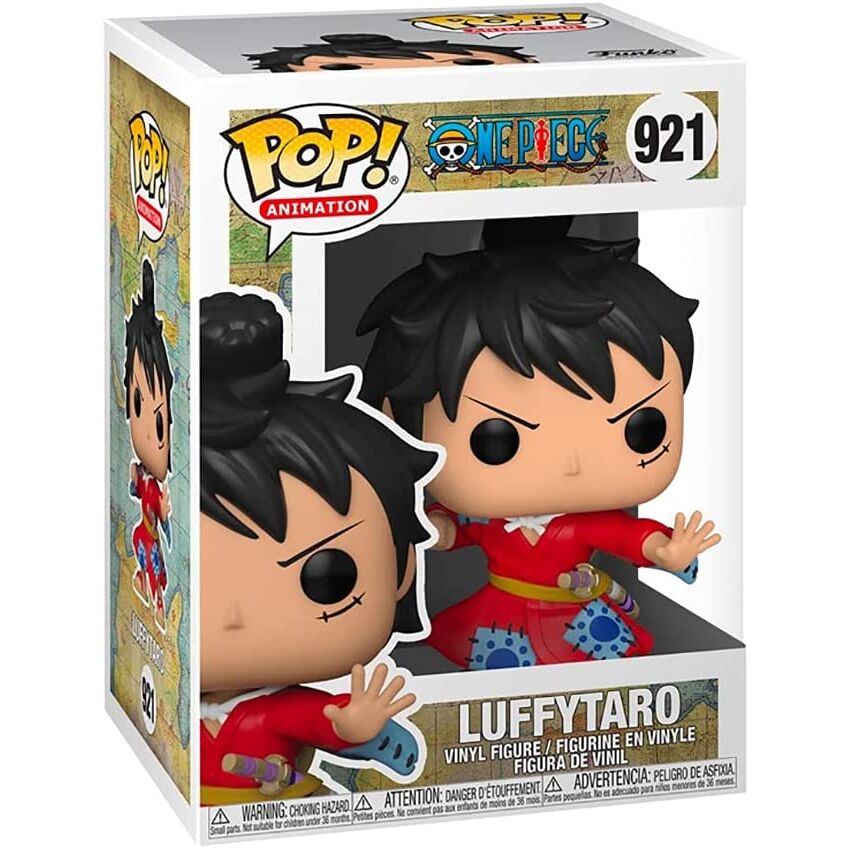 Luffytaro from One Piece in a funko pop animation package