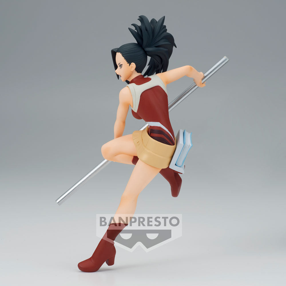 Action figure of a character from Banpresto on a gray background