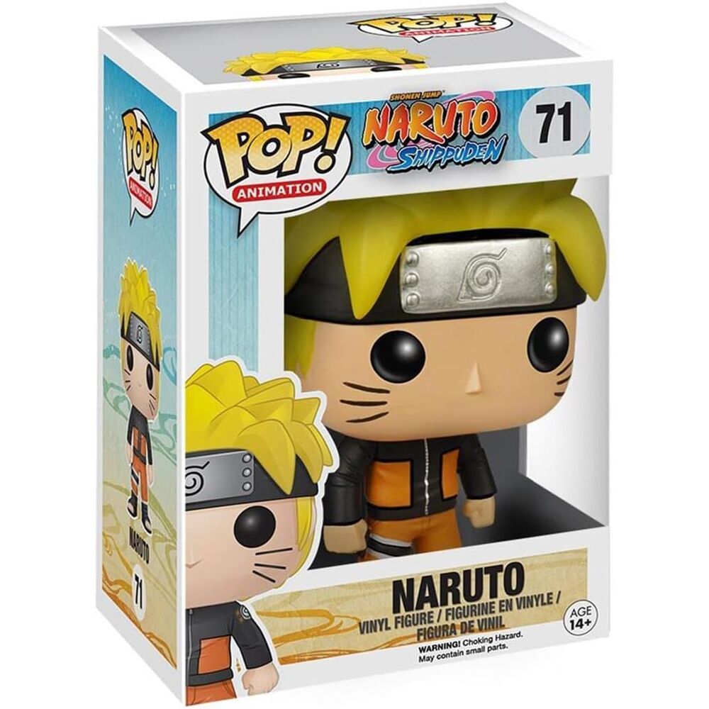 Funko Pop! Naruto Uzumaki #71 side view Naruto Shippuden