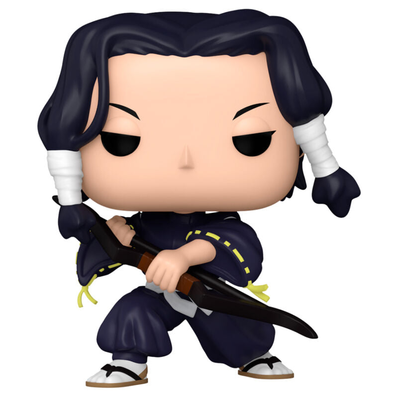 Funko Pop! vinyl figure of a character with dark hair and a sword on a white background