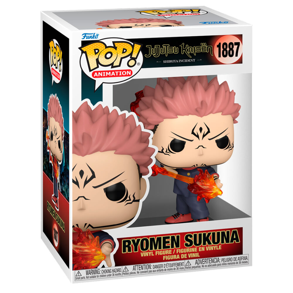 Funko Pop! Animation figure packaging of Ryomen Sukuna from Jujutsu Kaisen