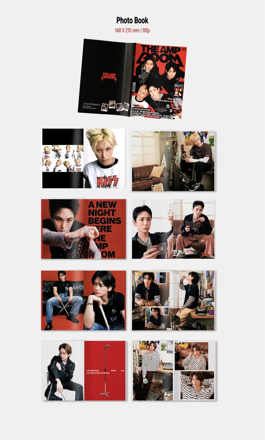 Preview of a photobook from SHINee's 2027 Seasons Greetings