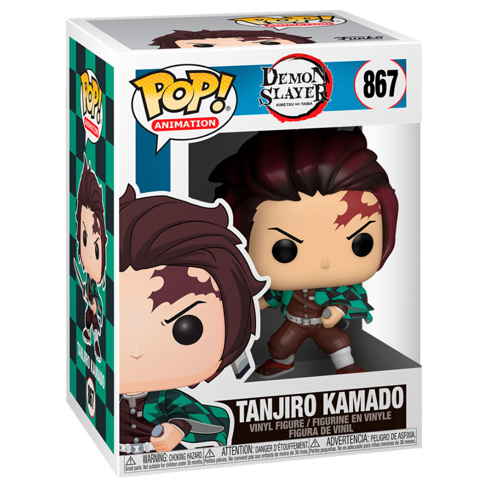 Funko Pop! Animation packaging featuring Tanjiro Kamado from Demon Slayer