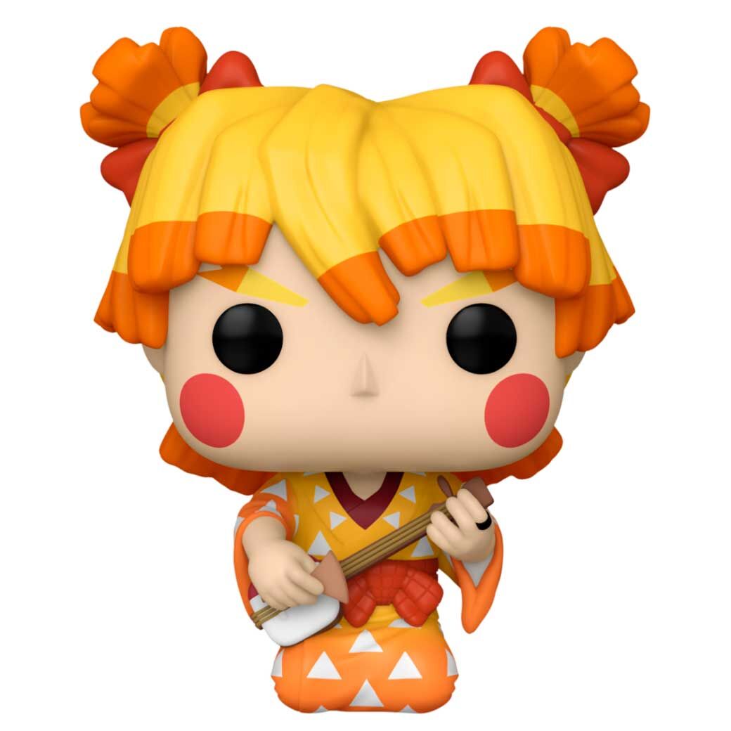 Funko Pop! vinyl figure with orange and yellow hair on a white background