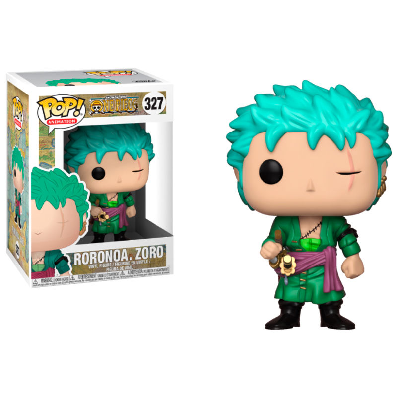Funko Pop! vinyl figure of Roronoa Zoro from One Piece with packaging